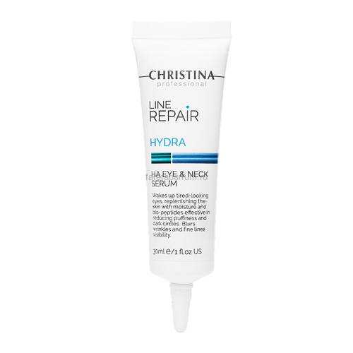 Christina Line Repair Hydra HA Eye & Neck Serum Сыворотка для кожи вокруг глаз и шеи с гиалуроновой кислотой 30 мл.
