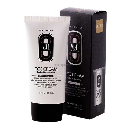 Yu.r ССС Cream Корректирующий крем для лица Medium SPF50+ 50 мл., Средства: Тональный крем, Тон: Medium