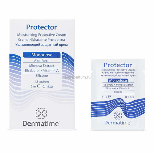 Dermatime Protector Moisturizing Protective Cream Monodose Увлажняющий защитный крем 12 саше по 3 мл.