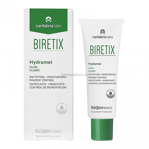 BiRetix Hydramat Day Fluid Флюид дневной увлажняющий матирующий 50 мл.