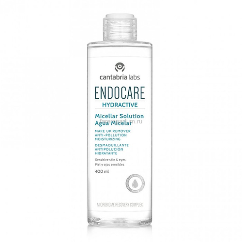 Endocare Hydractive Micellar Solution Увлажняющая мицеллярная вода 400 мл., Средства: Мицеллярная вода, Обьём: 400 мл.