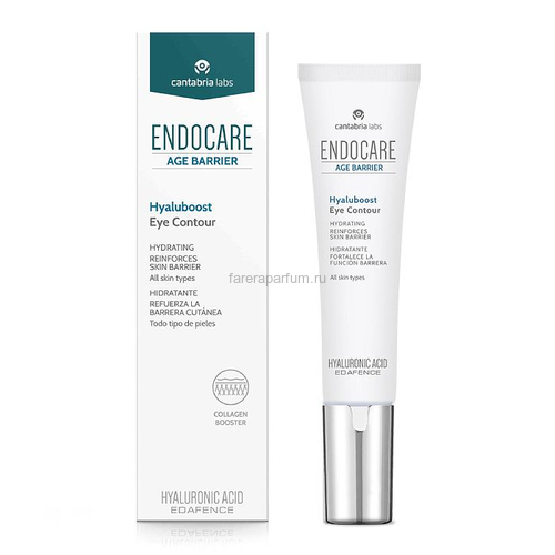 Endocare Age Barrier Hyaluboost Eye Contour Крем-контур вокруг глаз с гиалуроновой кислотой для всех типов кожи 15 мл.