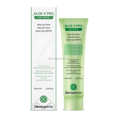 Dermatime Aloe V Pro Gel Forte Алоэ гель Форте 100 мл.