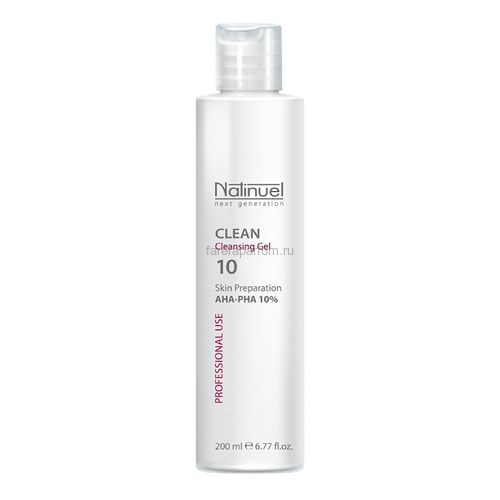 Natinuel Сleansing Gel «Clean 10%» Очищающий гель «Клин 10%» 200 мл.