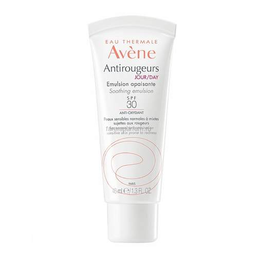 Avene Antirougeurs Jour Day Дневная увлажняющая эмульсия SPF 30 40 мл.