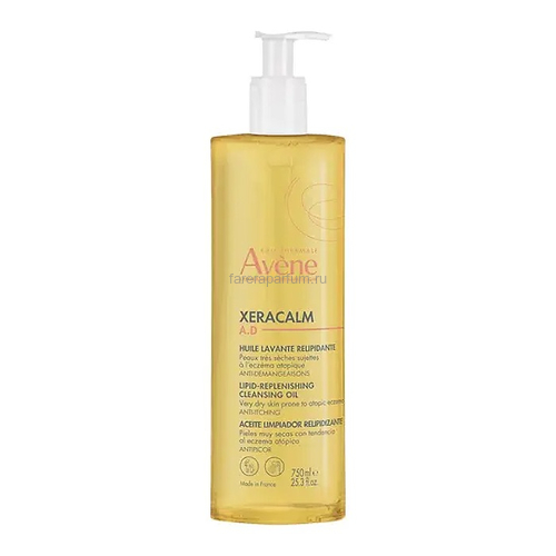 Avene XeraCalm A.D Очищающее масло 750 мл., Средства: Масло, Обьём: 750 мл.