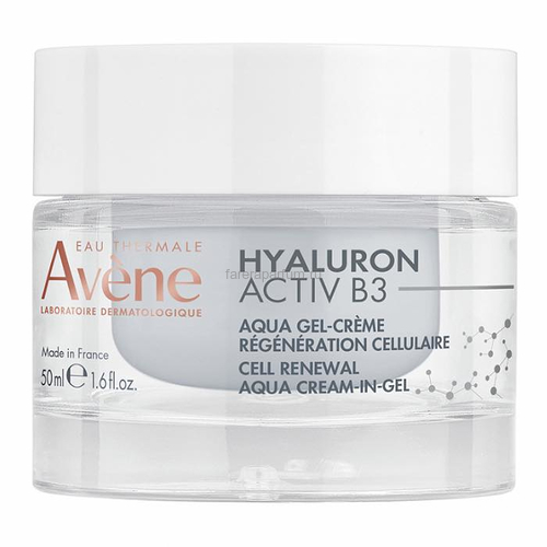 Avene Hyaluron Activ B3 Регенерирующий дневной аква-гель 2 в 1 50 мл.