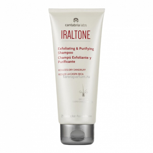 Iraltone Exfoliating & Purifying Shampoo Эксфолиирующий очищающий шампунь 200 мл.