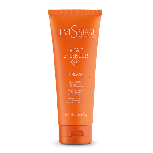 Levissime Vita C Cream + GPS Интеллектуальный крем с витамином С и протеогликанами 200 мл., Средства: Крем, Обьём: 200 мл. Levissime Vita C Cream + GPS Интеллектуальный крем с витамином С и протеогликанами 200 мл., Средства: Крем, Обьём: 200 мл.