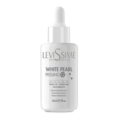 LeviSsime White Pearl Peeling Осветляющий химический пилинг с эффектом сияния 9% 30 мл.