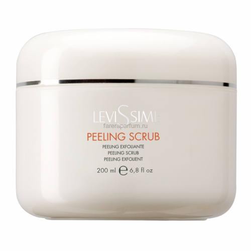 Levissime Peeling Scrub Пилинг-скраб с гранулами жожоба рН 7,5-8,5 200 мл.