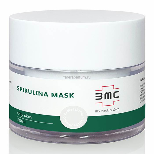 Bio Medical Care Spirulina Mask Маска для жирной кожи со спирулиной 50 мл., Средства: Маска, Обьём: 50 мл.