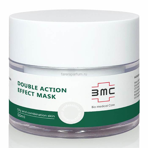 Bio Medical Care Double action effect Mask Маска для жирной и комбинированной кожи 50 мл.