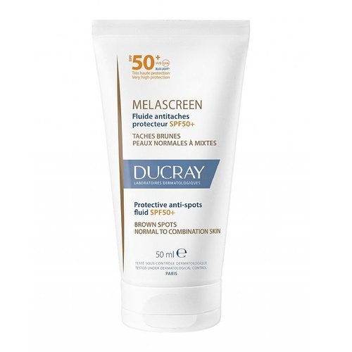 Ducray Меласкрин Защитный флюид против пигментации SPF50+ 50 мл.