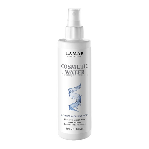 Lamar Cosmetic Water Косметическая вода очищающая, витаминизированная 200 мл., Средства: Вода, Обьём: 200 мл. Lamar Cosmetic Water Косметическая вода очищающая, витаминизированная 200 мл., Средства: Вода, Обьём: 200 мл.