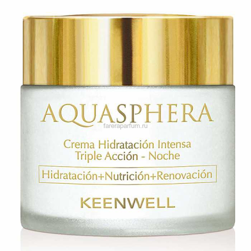 Keenwell Aquasphera Ночной интенсивно увлажняющий крем тройного действия 80 мл.