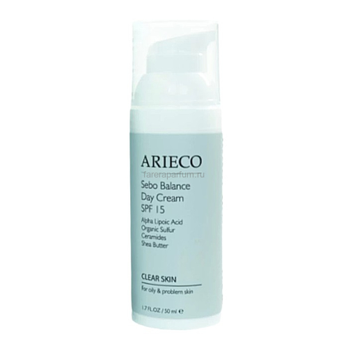 Arieco  Sebo Balance Day Cream SPF 15 Cебобалансирующий дневной крем 50 мл.