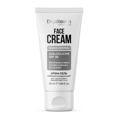 Depiltouch Крем-гель себорегулирующий для нормальной и жирной кожи лица 50 мл.