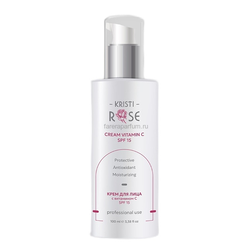 Kristi Rose Cream vitamin C SPF -15 Крем для лица с витамином C SPF -15 100 мл.