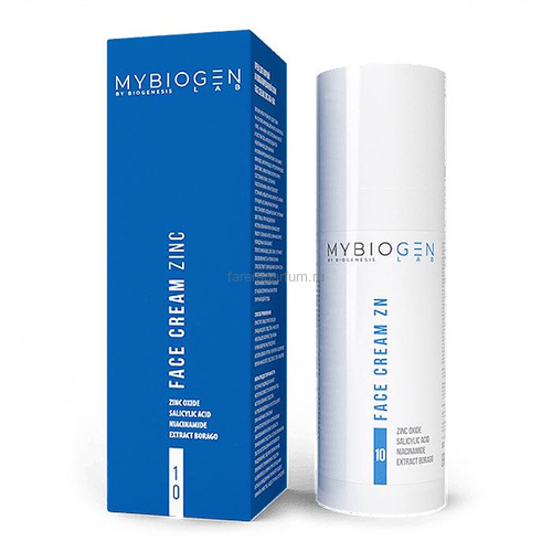 MyBiogen Face Cream 10 ZN Крем для жирной и комбинированной кожи 50 мл.