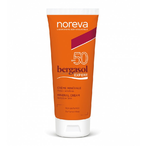 Noreva Бергасол Эксперт Минеральный крем SPF50 40 мл.
