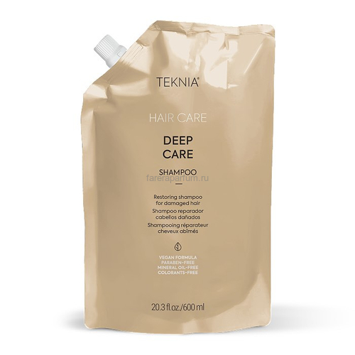 Lakme Deep Care Восстанавливающий шампунь для поврежденных волос 600 мл., Средства: Шампунь, Обьём: 600 мл.