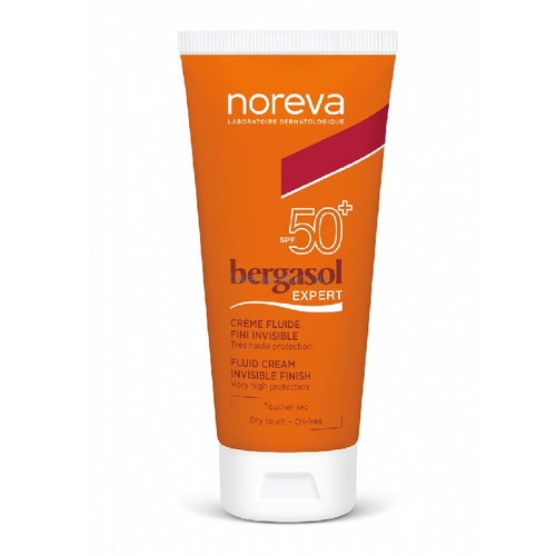 Noreva Бергасол Эксперт Солнцезащитный легкий крем SPF50+ 50 мл.