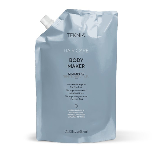 Lakme Body Maker Шампунь для придания объема волосам 600 мл., Средства: Шампунь, Обьём: 600 мл.