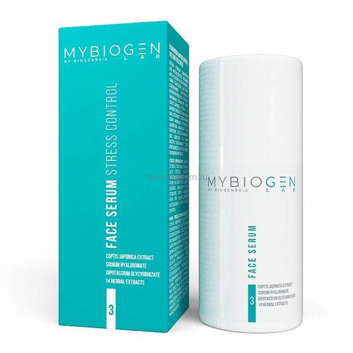 MyBiogen Face Serum Stress Control Увлажняющая сыворотка для лица Stress Control 30 мл.