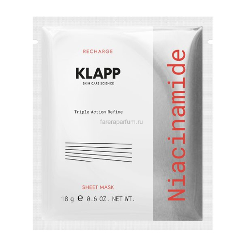 Klapp Niacinamide Маска для лица 1 шт.