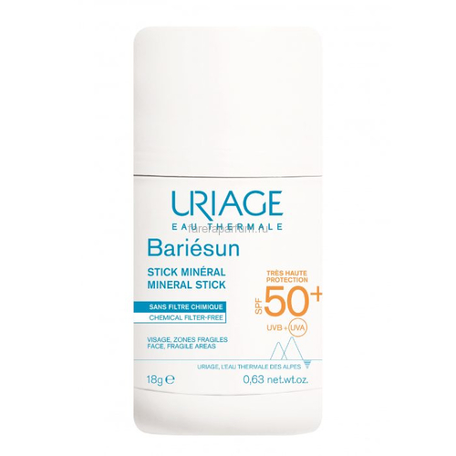 Uriage Барьесан Минеральный стик SPF50+ 18 гр.