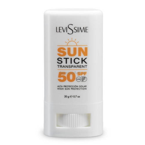 Levissime Sun stick transparent SPF50 Солнцезащитный крем-стик 20 гр.