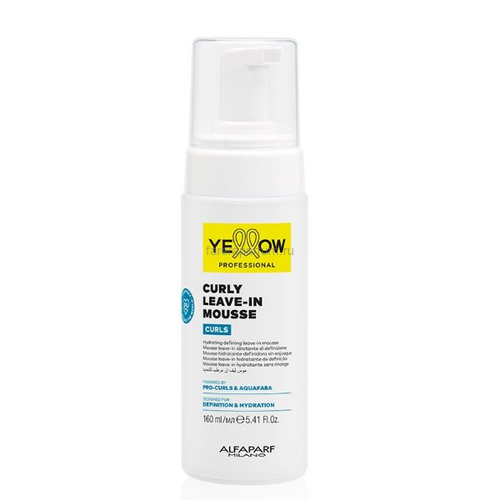 Yellow Ye Curly Leave-In Mousse Увлажняющий несмываемый мусс для кудрявых и вьющихся волос 160 мл.