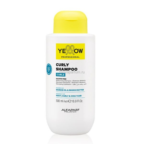 Yellow Ye Curls Low Shampoo Увлажняющий шампунь для кудрявых и вьющихся волос 500 мл.