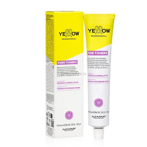 Yellow Ye Pure Toners Тонирующий гелевый краситель 100 мл., Средства: Краска, Цвет: 1 металлизированно-пепельный Metallic Ash