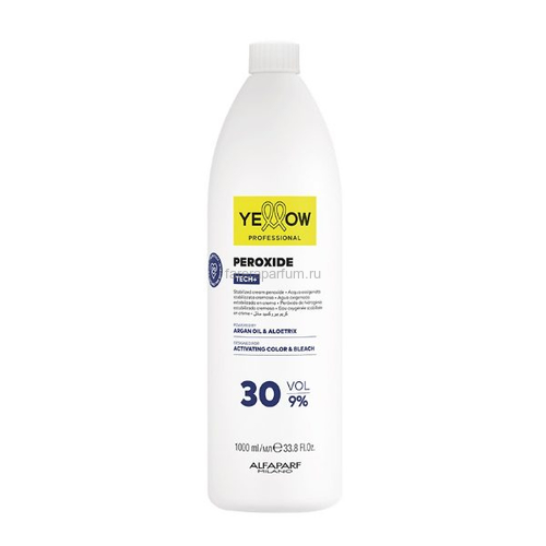 Yellow Stabilized Peroxide Cream Кремовый окислитель 9% 30 vol 1000 мл.	, Средства: Окислитель, Обьём: 1000 мл