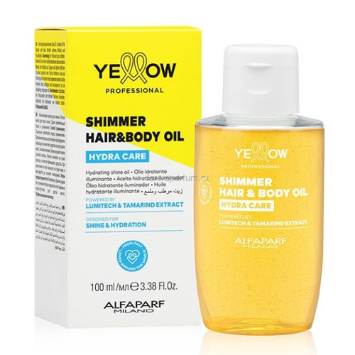 Yellow Ye Hydra Care Shimmer Hair & Body Oil Мерцающее масло с шиммером для волос и тела 100 мл.