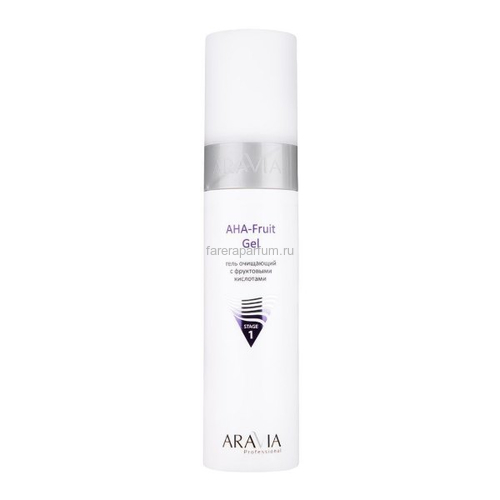 Aravia Fruit Gel Гель очищающий с фруктовыми кислотами AHA 250 мл.