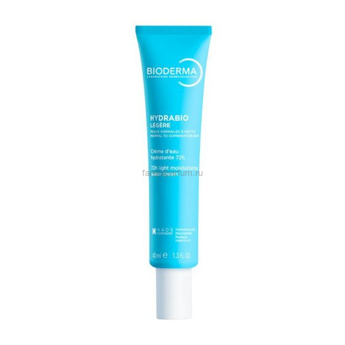 Bioderma Гидрабио Легкий увлажняющий крем для нормальной и комбинированной кожи 40 мл.