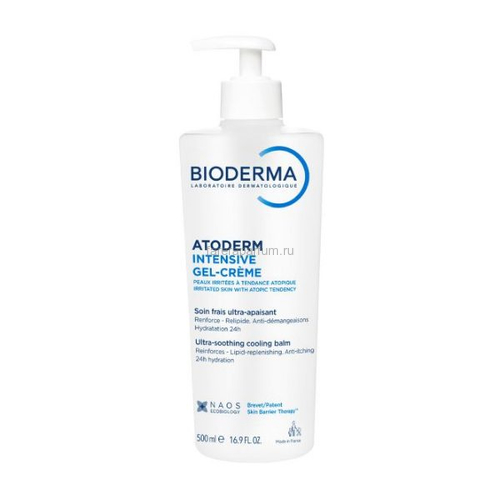 Bioderma Атодерм Интенсив Гель-крем 500 мл., Средства: Гель-крем, Обьём: 500 мл.