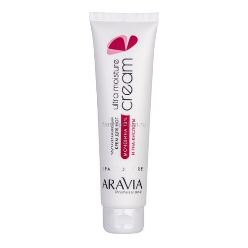 Aravia Ultra Moisture Cream Крем для ног ультраувлажняющий с мочевиной (15%) и PHA-кислотами 100 мл.