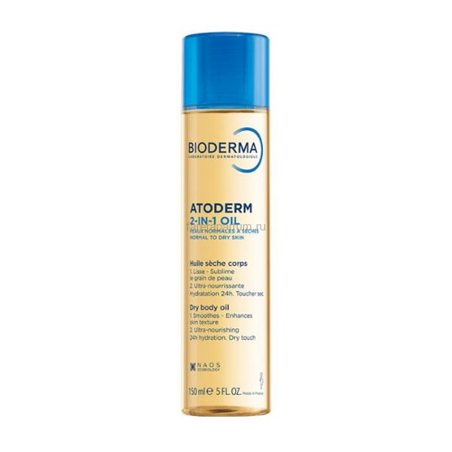 Bioderma Атодерм Cухое масло для тела 2 в 1 150 мл.