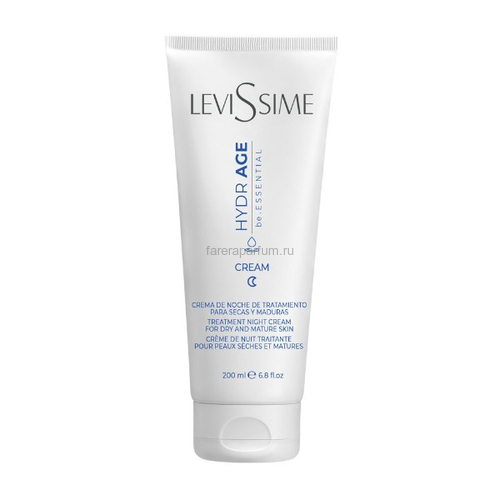 Levissime Hydrage be.Essential Night Cream Крем увлажняющий ночной для лица 200 мл., Средства: Крем, Обьём: 200 мл.