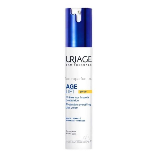 Uriage Эйдж Лифт Дневной разглаживающий защитный крем SPF30 40 мл.
