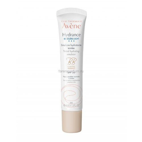 Avene Hydrance BB-Legere SPF30 Увлажняющая эмульсия с тонирующим эффектом 40 мл.