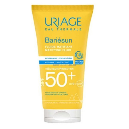 Uriage Барьесан Матирующая эмульсия SPF50+ 50 мл.