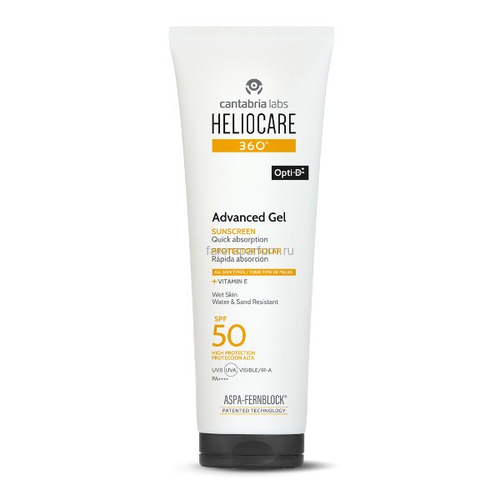Heliocare 360º Advanced Gel Солнцезащитный гель 360º с SPF 50 100 мл., Средства: Гель, Обьём: 100 мл.