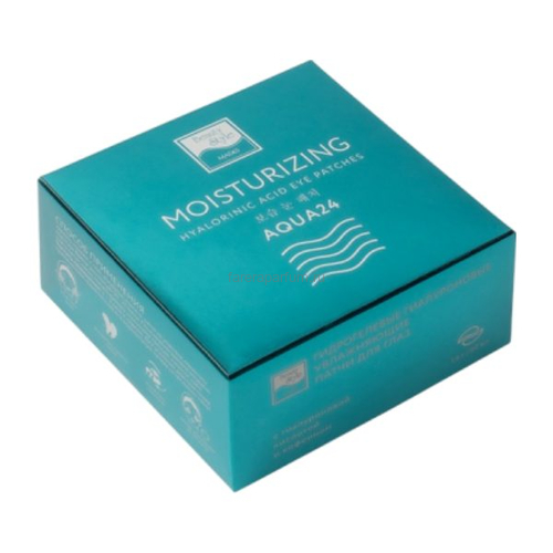 Beauty Style Moisturizing Eye Patches Гиалуроновые гидрогелевые патчи для глаз против отеков "Аква 24" 60 шт., изображение 2