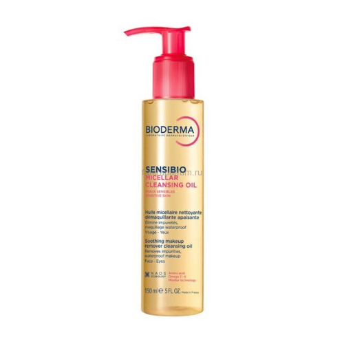 Bioderma Сенсибио Очищающее мицеллярное масло для чувствительной кожи 150 мл.