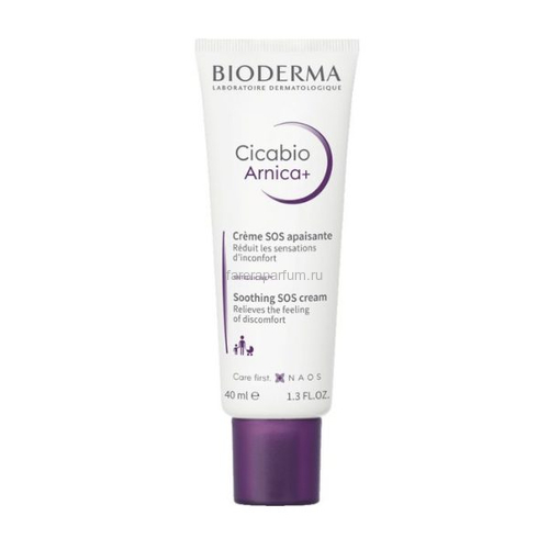Bioderma Цикабио Арника+ Успокаивающий SOS крем 40 мл.